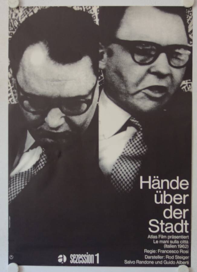 Hände über der Stadt originales deutsches Filmplakat
